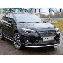 SUBARU XV 2017 Защита передняя нижняя труба 60 мм нержавейка