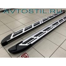 Space Tourer Пороги подножки площадки алюминиевые короткая база