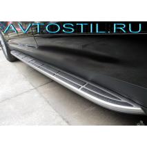 Santa Fe Пороги подножки площадки Cayenne Style