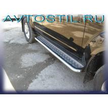 Pathfinder Пороги труба 53 мм с алюминиевым листом