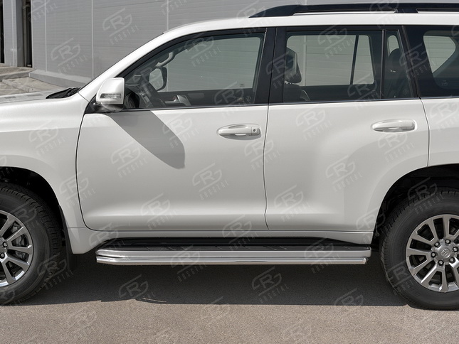 Защита порога Toyota Prado 150 Style 2019