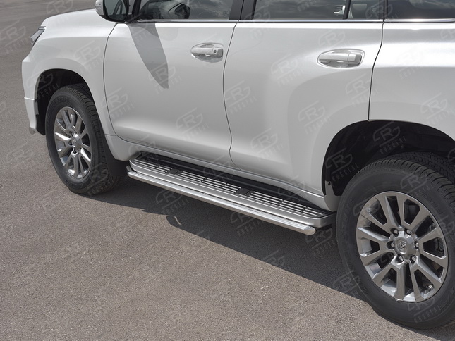 Защита порогов Toyota Prado 150 2019