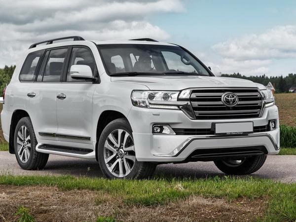  Executive White Toyota Land Cruiser 200 2015-