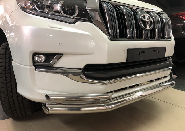 Защита переднего бампера Toyota LC Prado 150 2019