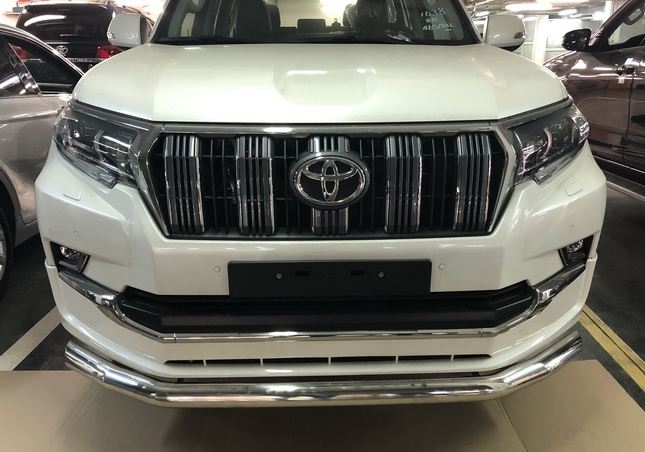 Защита переднего бампера Toyota Prado 150 2019-